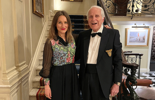 John Fyfe '60 and Daughter Katie WPS dinner
