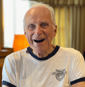 John Fyfe '60 still wearing ringer Tee