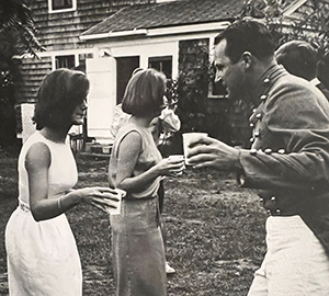 John Fyfe '60 dancing as a cadet