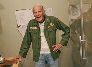 John Fyfe '60 in Fatigues